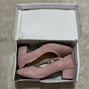 Pink Block Heels